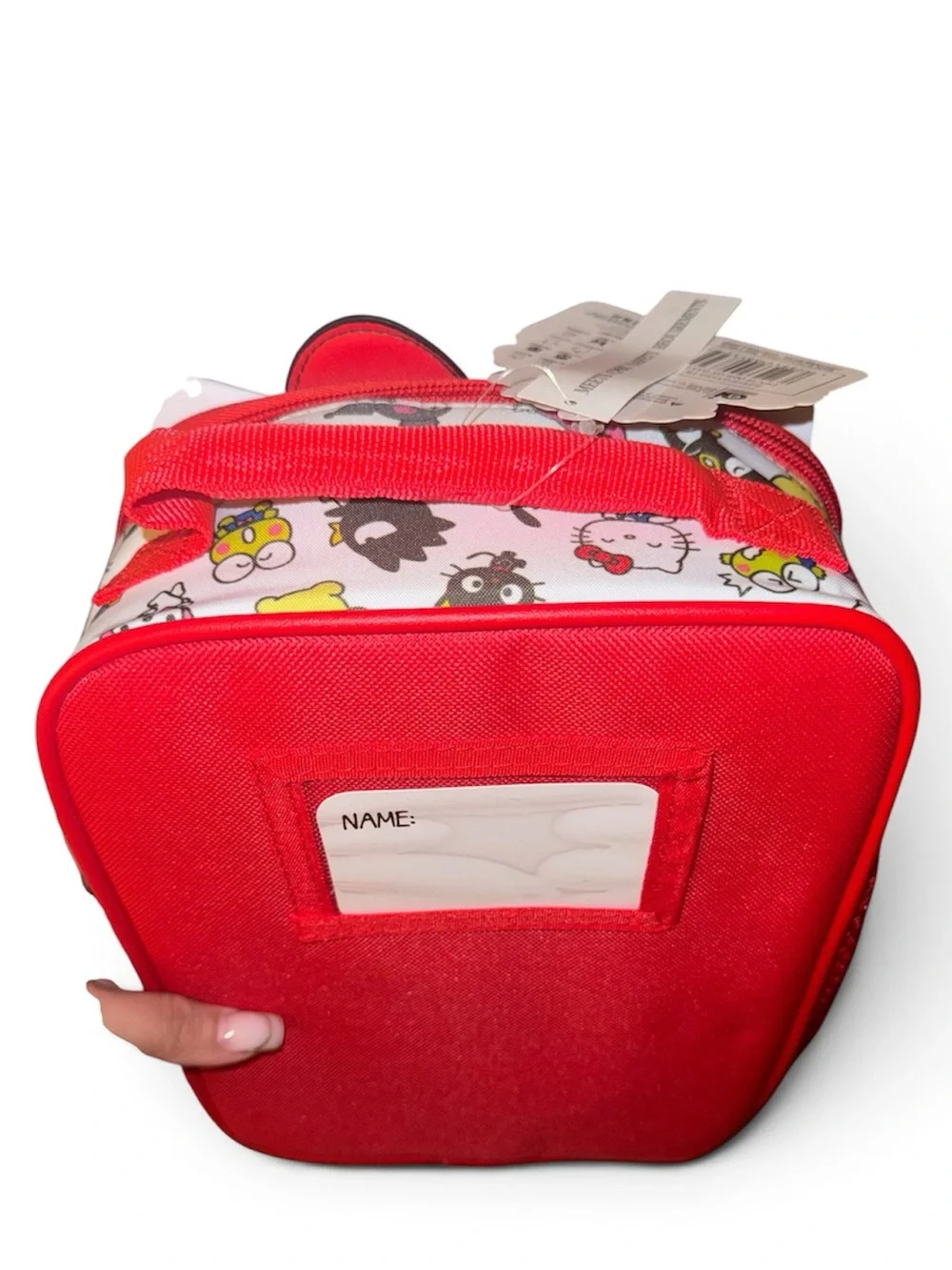 Hello Kitty & Friends Sanrio Insulated Lunch Bag Red White NWT